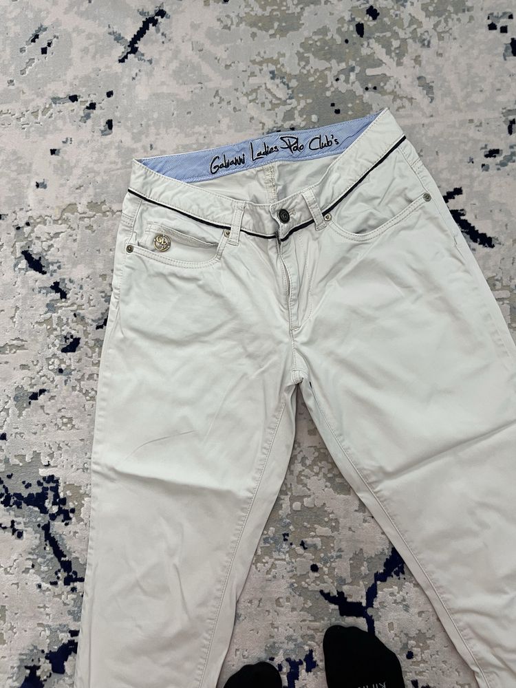 Pantaloni dama 3/4 crem Galvanni