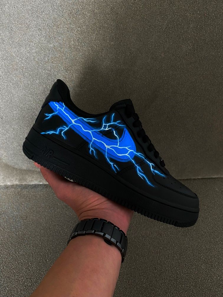 Adidasi nike air force 1 lightning strike custom(nu yeezy,jordan)