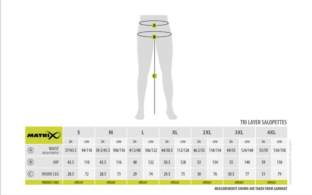 Vand costum pescuit Matrix