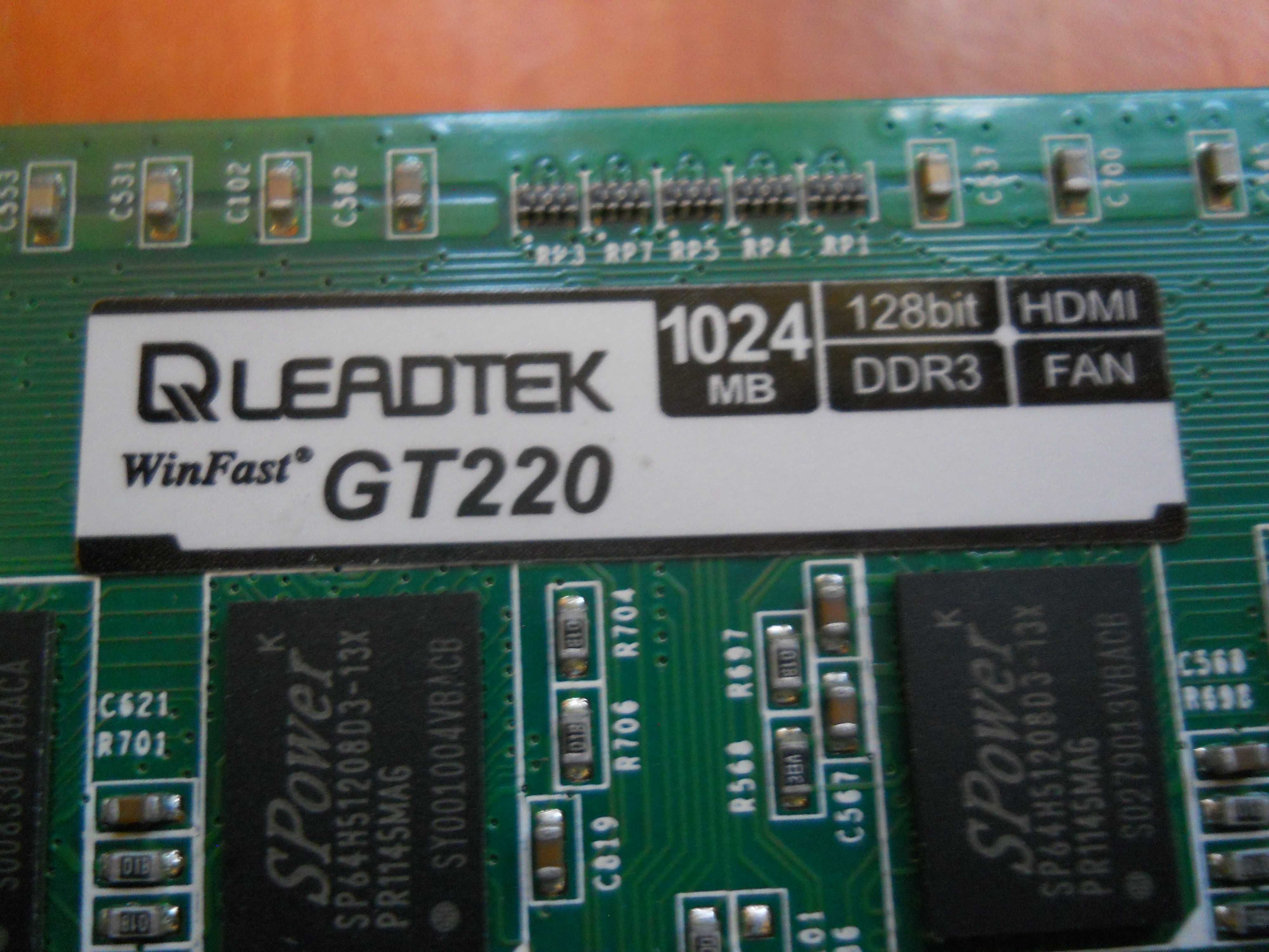 Placa video Leadtek nVidia GeForce GT220, 1024MB, GDDR3, 128bit, HDMI