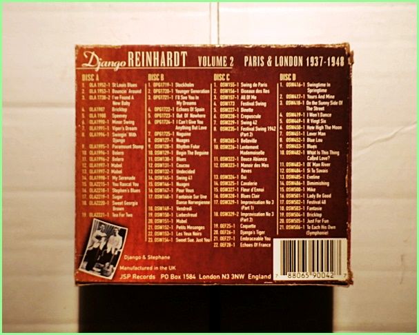 CDs(4CDs) – Django Reinhardt – Collection – Box Set