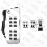 Set pedale Inox pentru VW Golf 4, Beetle ,AUDI A3 ,Seat Leon