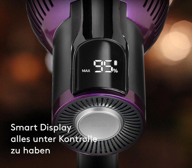 Вертикална прахосмукачка с моп Viola AIR-B 600 батерия до 80мин 28.8V