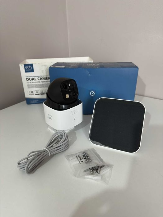Camera IP Wireless exterior eufyCam SoloCam S340, 3K, IR, solar