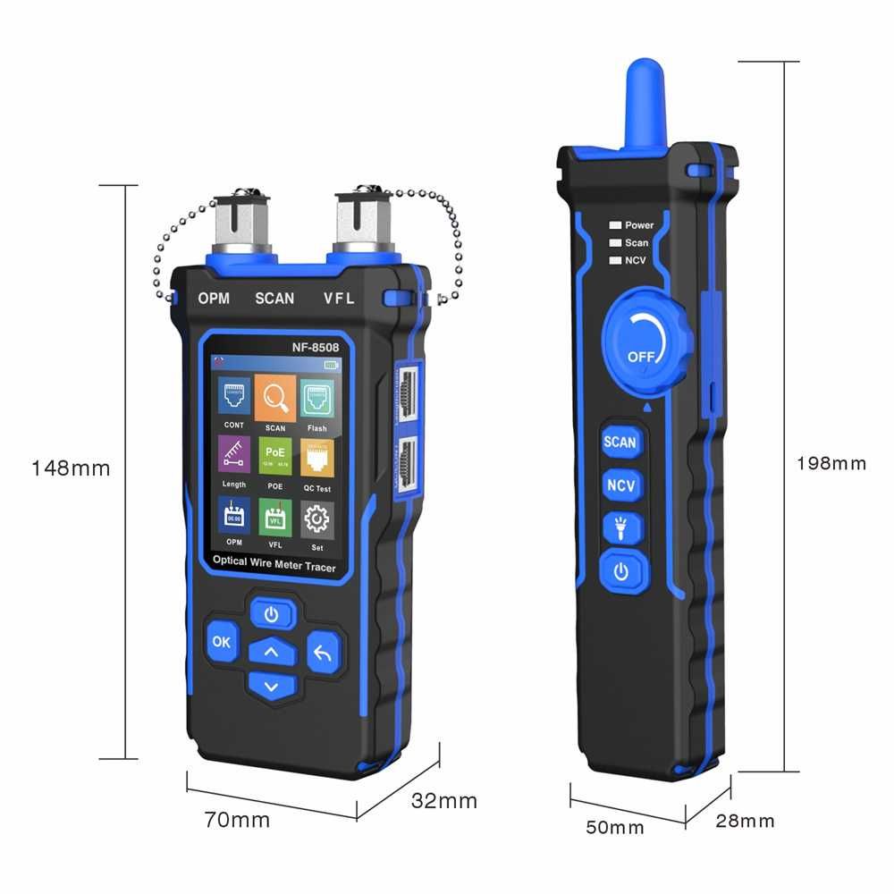 NF-8508 Кабельный Тестер & Измеритель Оптической Мощности Tester