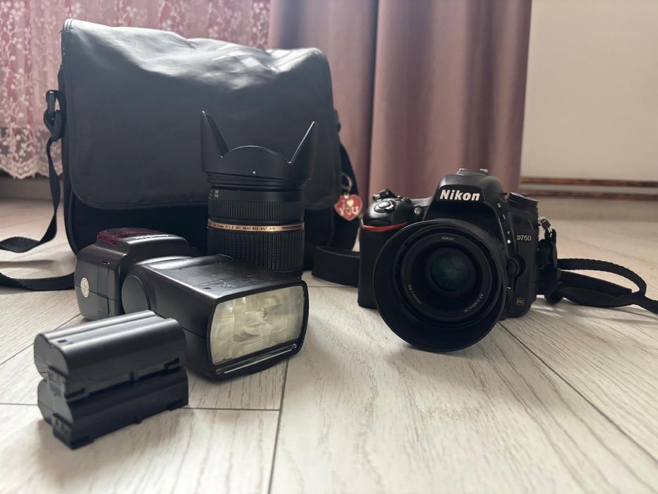 Nikon D750 Aparat DSLR  Full Frame +Obiectiv Nikon 50 mm f 1.8