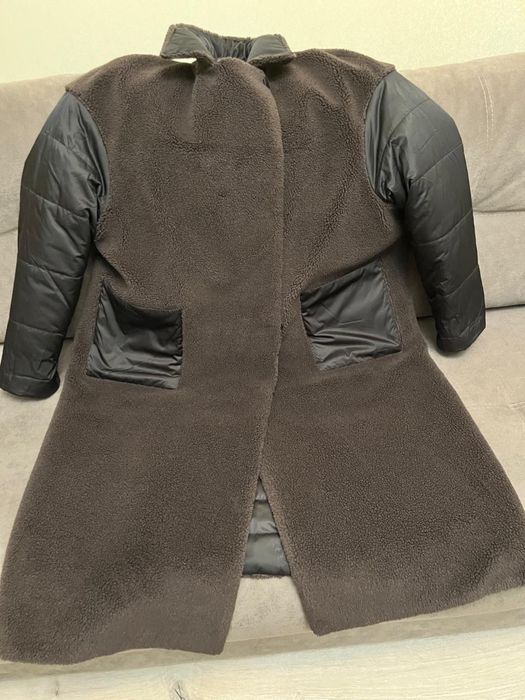 Двусторонний тедди-пуховик