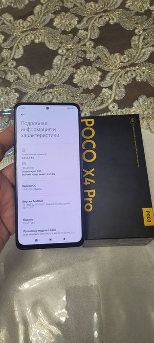 Xiaomi Poco X4 Pro 5G 16/256GB Blue Igravoy Original Karobka Ideal Zor