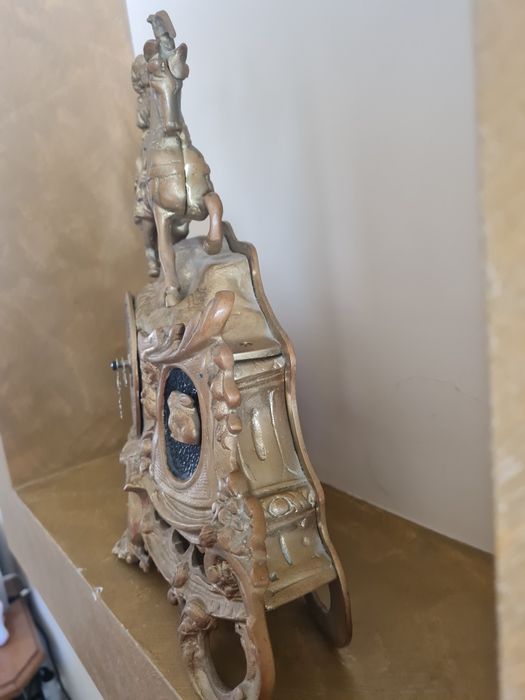 Ceas șemineu bronz antic