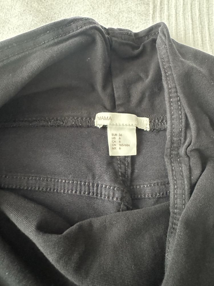 Skinny черни дънки за бременни H&M