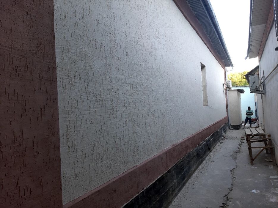 Сылак штукатурка стяжка левкас жидкий обои итд кызылорда