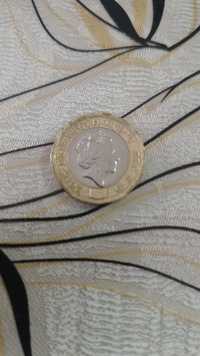 Moneda de colecție one pound 2016