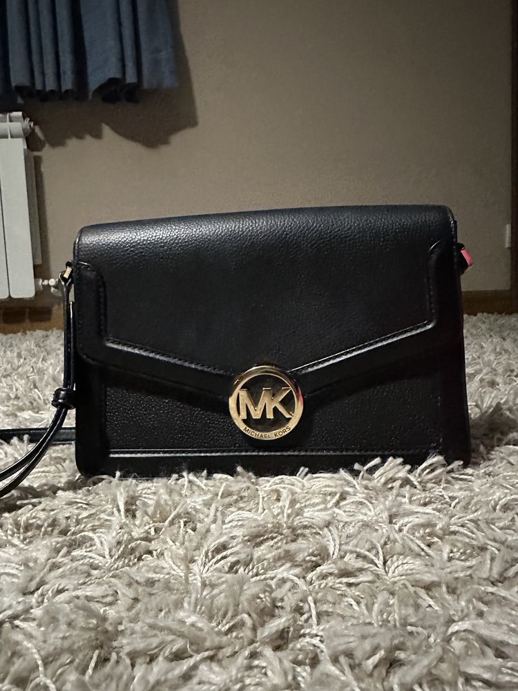 Кожена чанта Michael Kors