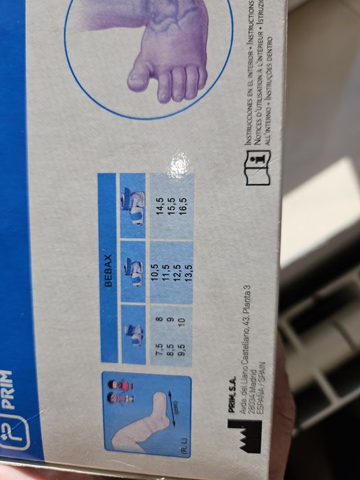 Orteza Bebax picior  stang bebelus