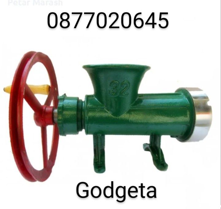 Чугунена електрическа месомелачка 1,5 kW/ 1400 об/мин и 220 V