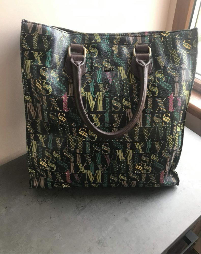 Пътна чанта HM h&m, дамска кожена чанта miss sixty