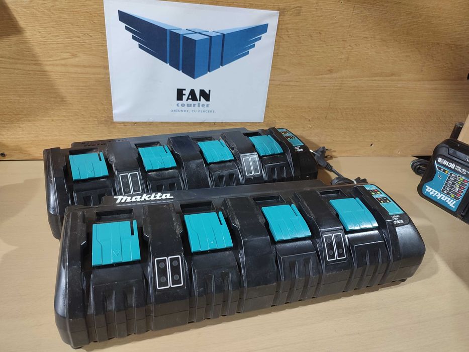 Makita DC18SF 18V 4 slots incarcator statie charger baterie acumulator