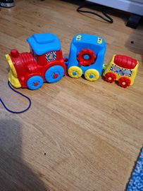 Детски играчки, влакче, автобус и калинка