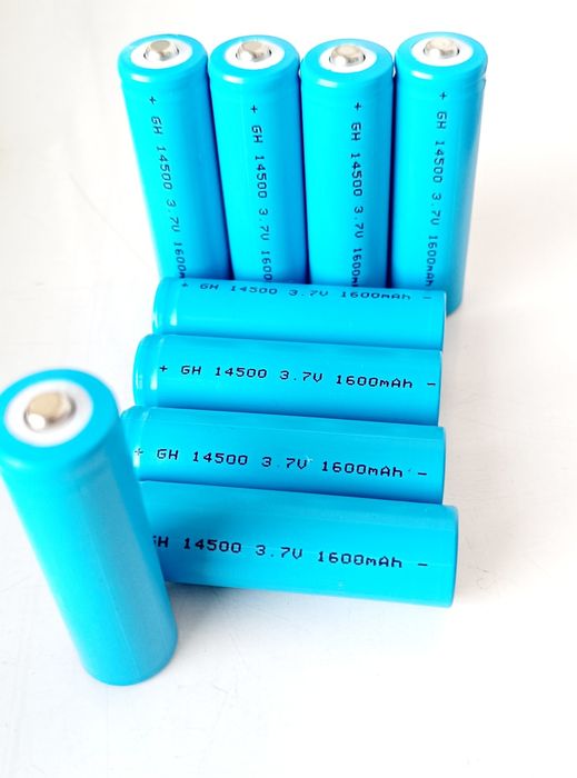 Акумулаторна батерия модел 14500, 3.7V, 1600 mAh