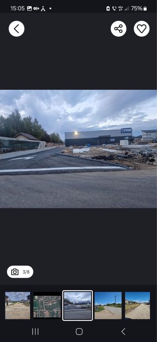 Teren intravilan Domnești – 524 mp, lângă JYSK