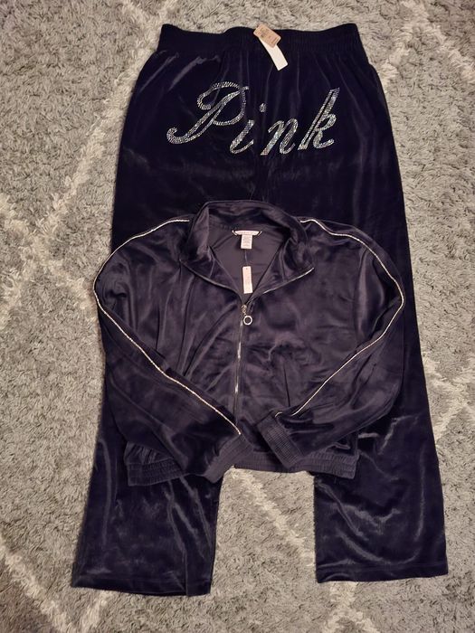 Trening catifea Pink Victoria Secret L