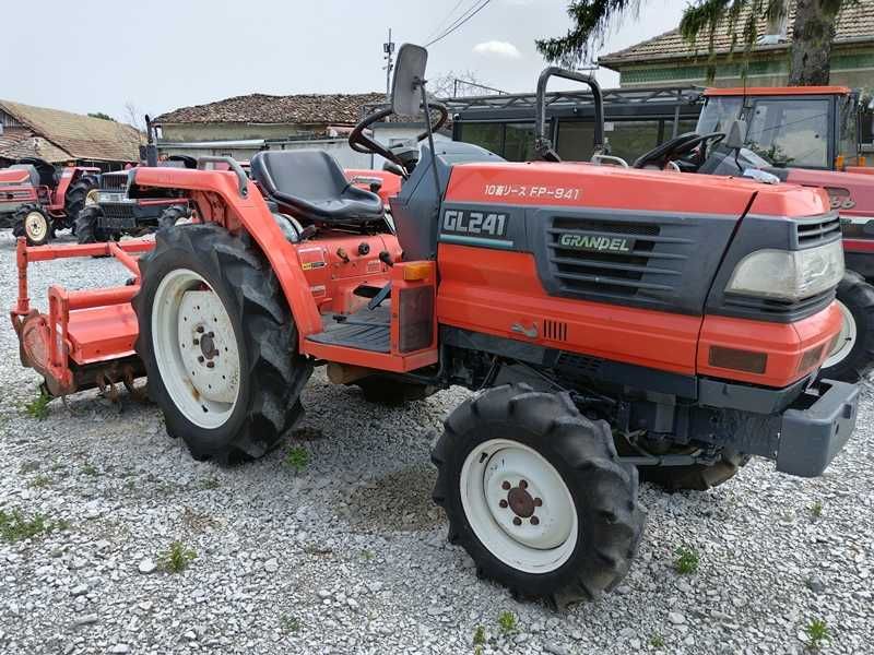 Японски трактор KUBOTA GL241 24 к.с. 4WD с фреза - ДЖЕЙ ТРЕЙДИНГ