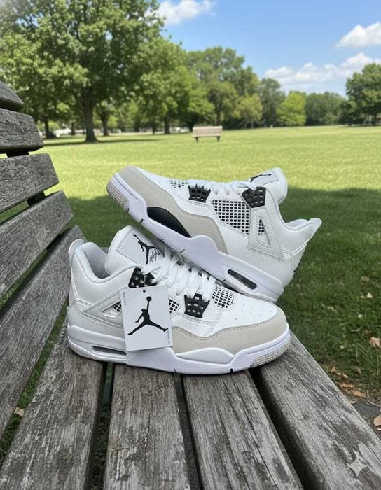 Adidasi Jordan 4 Retro Military Black - Adidasi Unisex