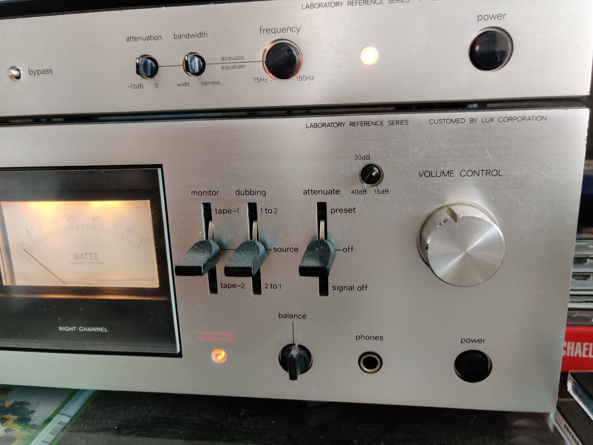 Luxman Laboratory 5F70 și 5L15 preaplificator și final