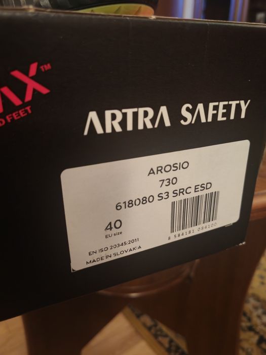 Pantofi protecție/lucru Artra, 40, noi la cutie
