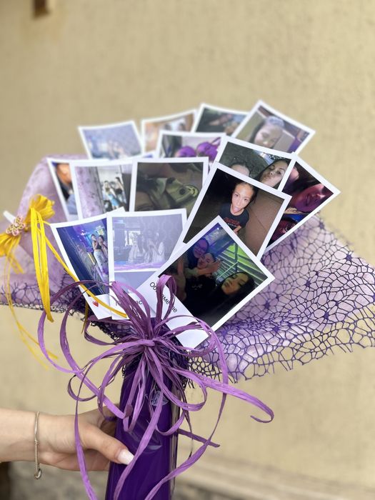 Подарък букети със снимки