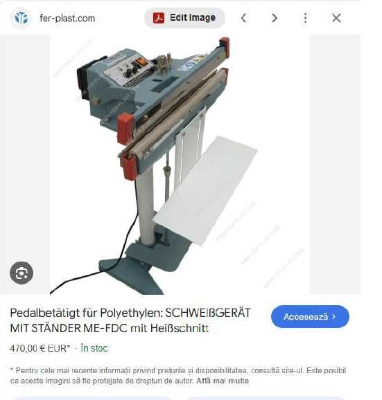 Aparat lipit folie ME450FDC