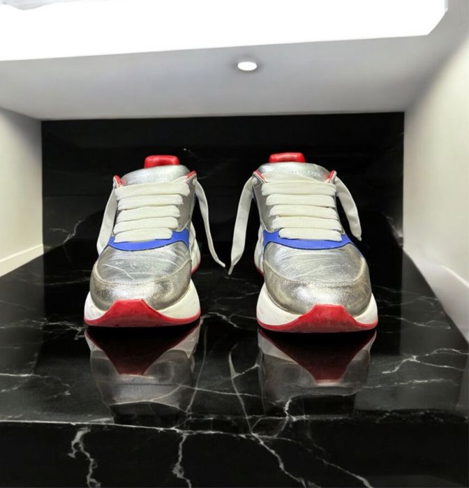 Alexander McQueen Sprint Runner leather low trainers