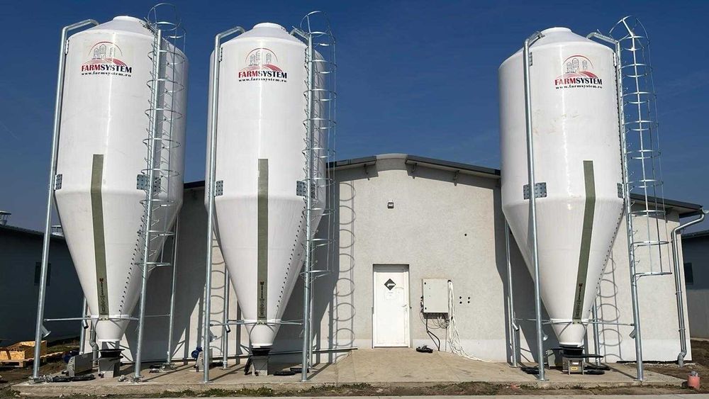 Siloz stocare cereale din fibra de sticla