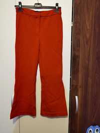 Червен панталон чарлстон- трикотажен