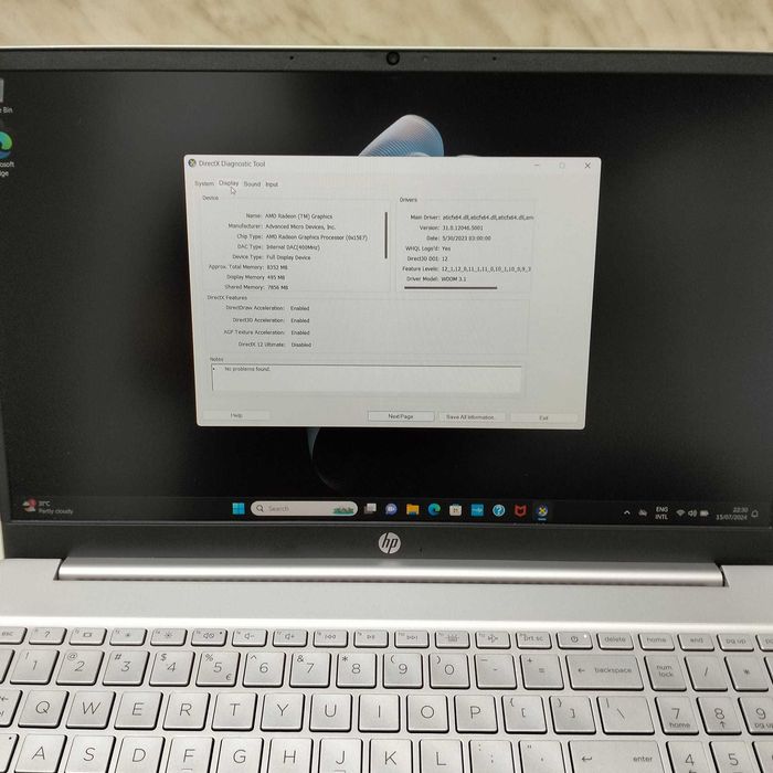 Laptop HP Pavilion 15 MD Ryzen 5 5625U 15.6" Full HD 16GB 512SSD 29104