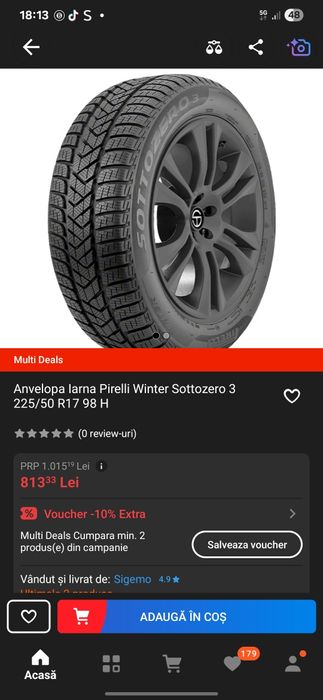 cauciucuri iarna Pirelli ( 2 buc.)