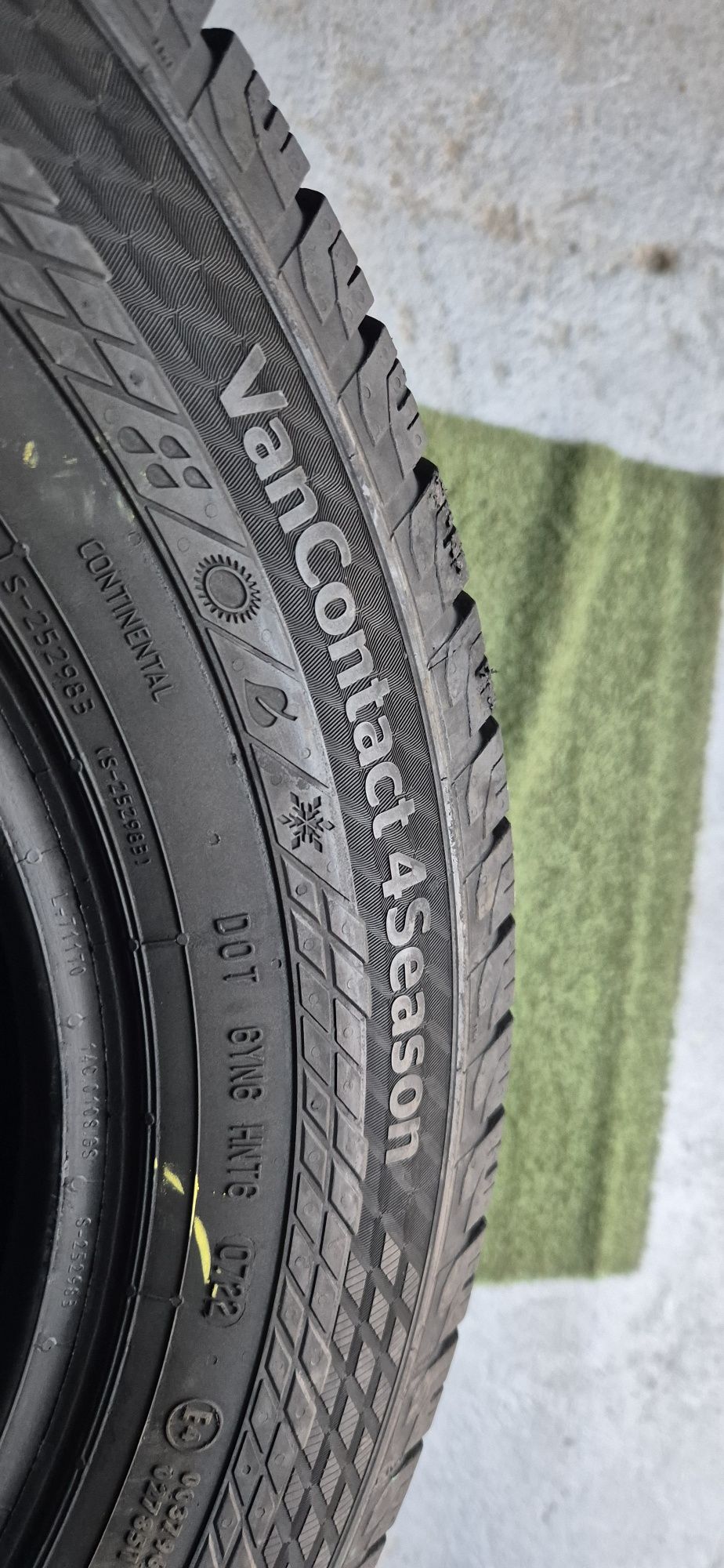 195 75 16c  3xContinental 1xGoodyear