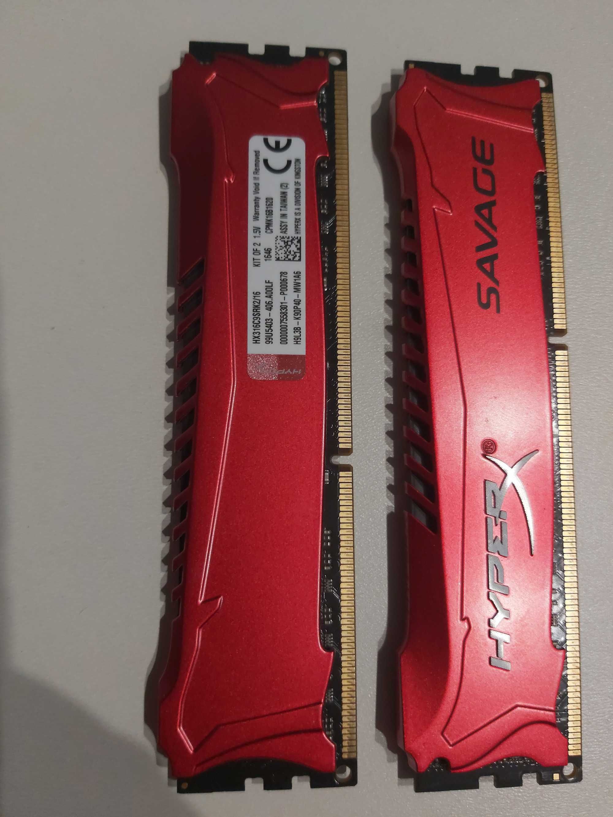 RAM Kingston HyperX Savage DDR3 16GB (2x8GB) HX316C9SRK2/16