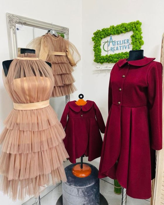 Set palton mama fiica