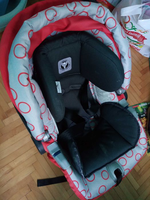 Scoică auto Peg Perego Primo viagio cu isofix și poziție de somn