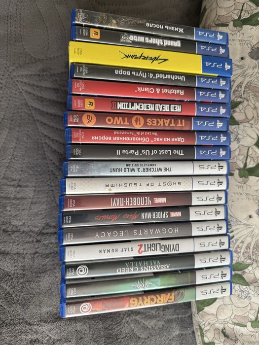 Диски на пс, игры на пс, ps4, ps5