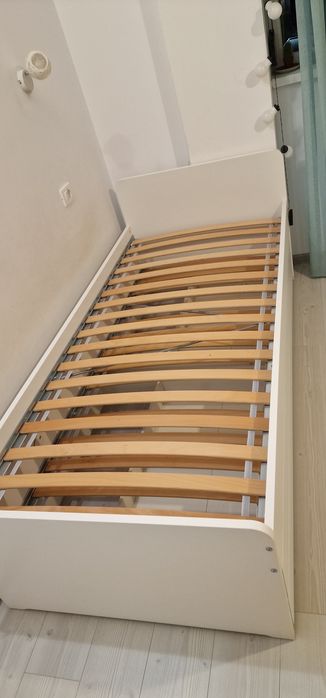 Pat extensibil IKEA Slakt – complet, 2 somiere + 2 saltele