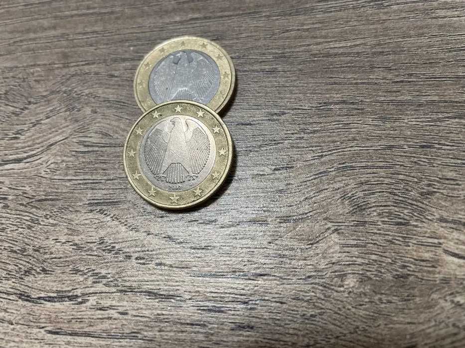 moneda 1 euro anul 2002 litera F