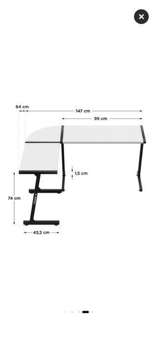 Геймърско бюро Huzaro Hero 6 RGB