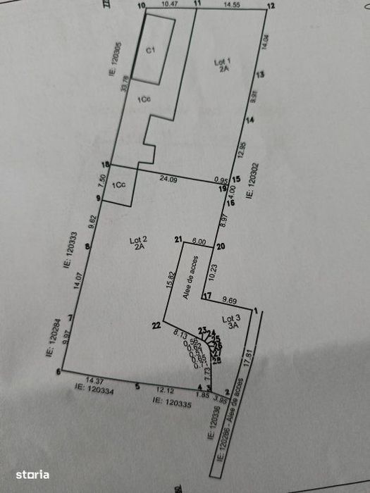 Teren intravilan, S=2002mp, D=25mp Valu lui Traian, ideal investitie