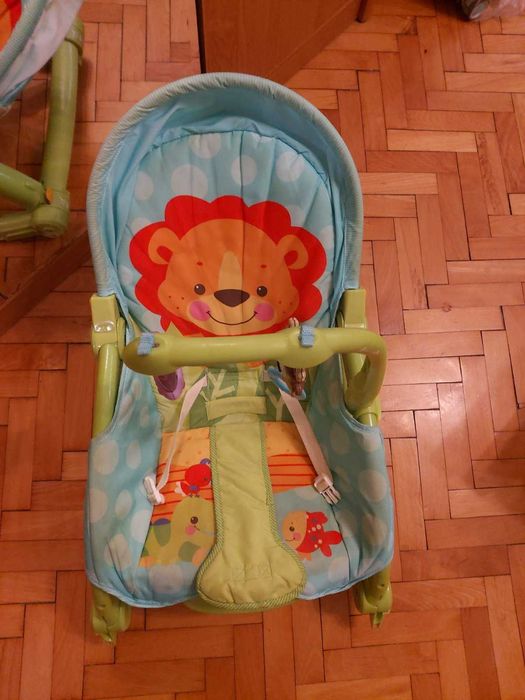 Бебешки шезлонг/люлка "Приказен свят" на Fisher Price
