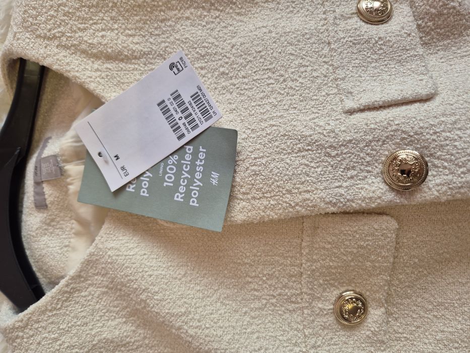 Н&М Жакет от релефна тъкана материя