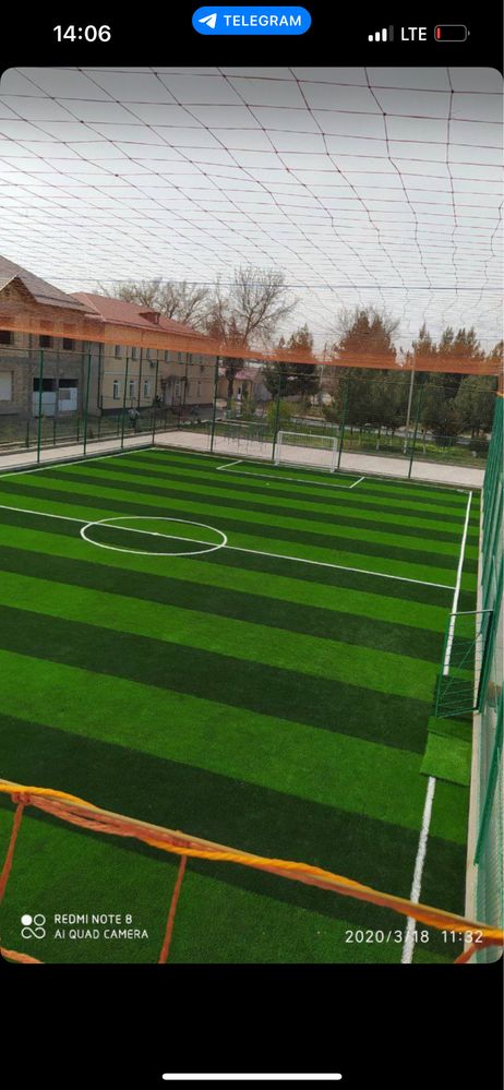 Ximoya to’ri futbol polya uchun sport zal OPTOM narxlarda