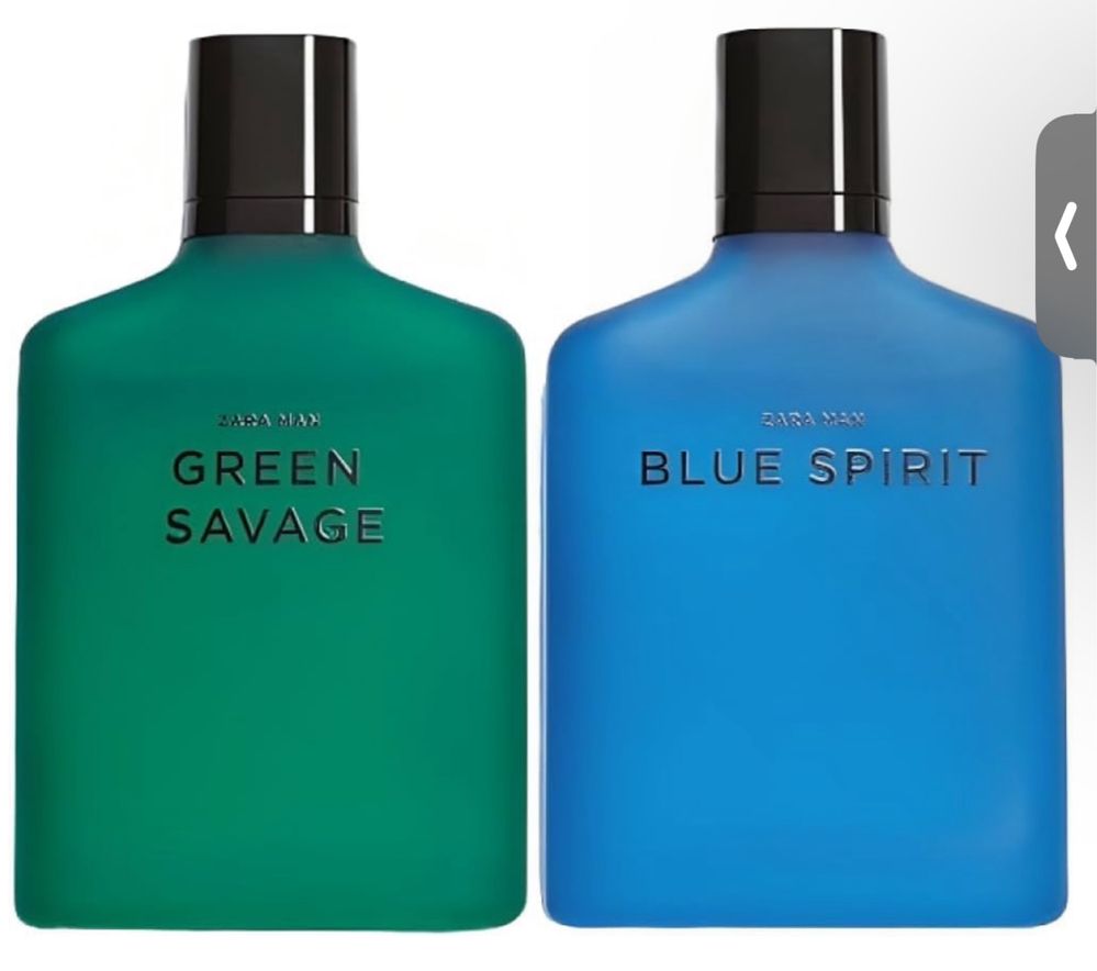 (Мужские духи) Zara Green Savage + Blue Spirit  парфюм / atir / духи