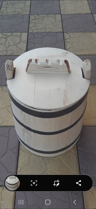 Furca butoi covata galeata din lemn de cea mai înaltă calitate